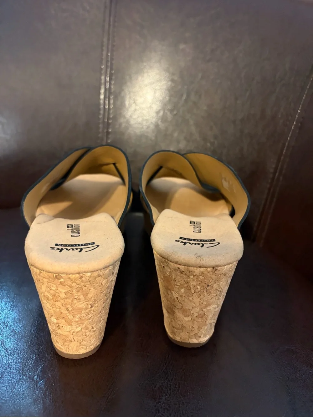 Clarks casual wedge